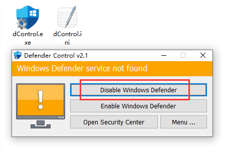 图片[1]-Defender Control v2.1 中文版-一键永久关闭Win10/11的Defender工具-6116资源网