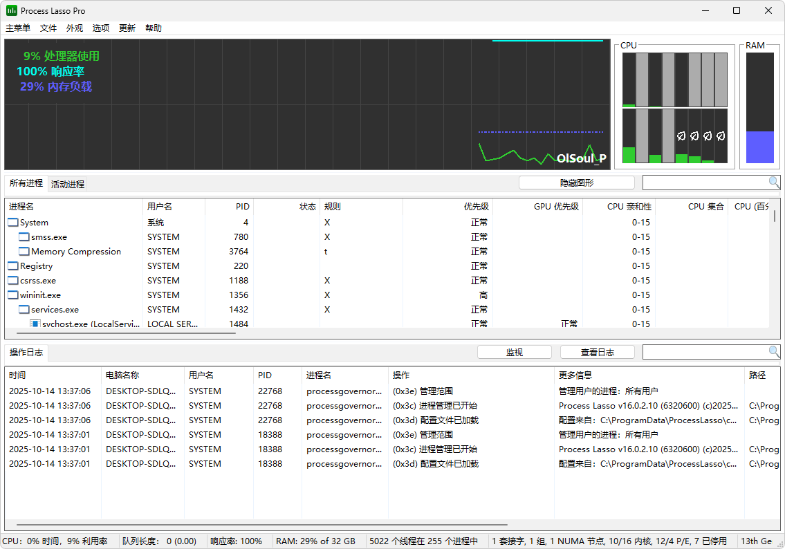 图片[1]-Process Lasso v16.0.2.10-进程实时优化管理软件-6116资源网